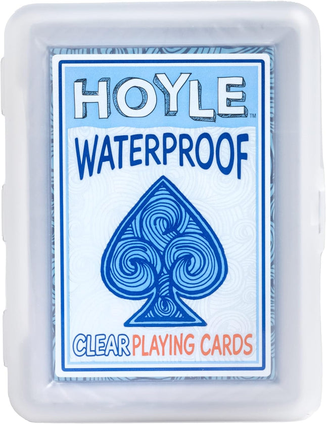 Waterproof Playing Cards, Clear Plastic Deck of Cards for Outdoor Card Games, Camping, Beach, Pool & Travel Games (1 Deck) | Playing-Cards