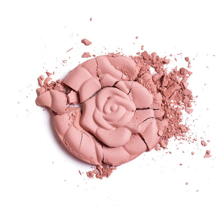 Rose Blush, Powder Blush for Cheeks, Cruelty Free Makeup - Shape, Contour & Highlight Face for a Natural Matte Finish -Romantic Rose
