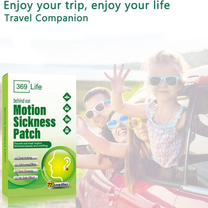 Motion Sickness Patches for Car and Boat Rides, Ships, Cruise and Airplane & Other Forms of Transport - Travel Essentials, for Adults and Kids (24 Count)