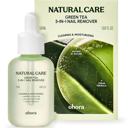Nail Recovery Duo - Restore & Strengthen Brittle Nails - Includes Natural Glow Milk Syrup Nail Strengthener 15Ml (Coconut) & Green Tea 3-In-1 Remover 50Ml for Healthy, Shiny Nails