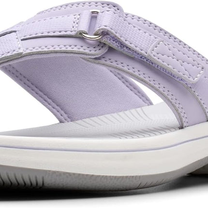 Clarks Women’s Breeze Sea Flip-Flops – Adjustable Lightweight Casual Sandals