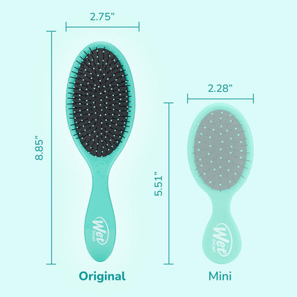 Original Detangler Hair Brush, Amazon Exclusive Aqua- Ultra-Soft Intelliflex Bristles-Detangling Hairbrush Glides through Tangles for All Hair Types (Wet Dry & Damaged Hair) - Women & Men