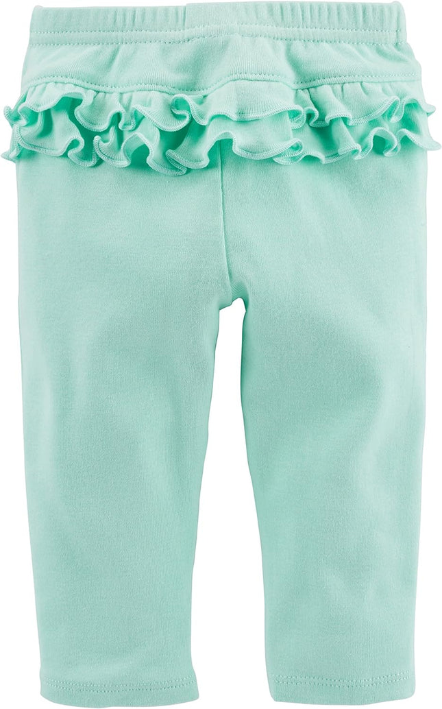 Baby Girls 6-Piece Bodysuits (Short and Long Sleeve) and Pants Set