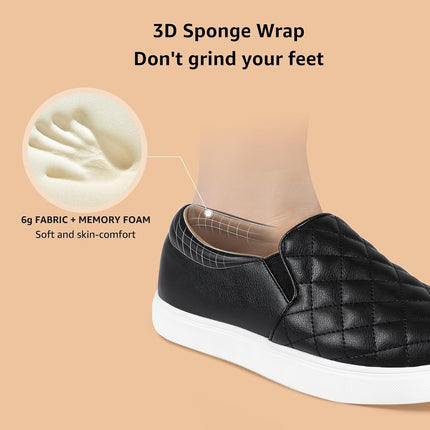 Loafers for Women Memory Foam Slip on Sneakers Elees Quilted 1.0 Comfort Fall Shoes