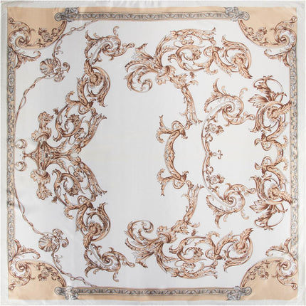 Head Scarf for Women like Silk Scarf Hair Scarf Printed Square Scarf Bandanas for Women 35 Inches