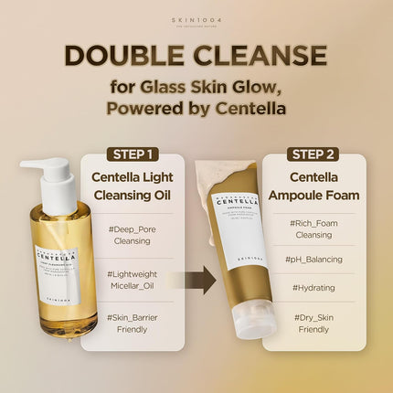 Madagascar Centella Light Cleansing Oil 6.76 Fl.Oz, 200Ml | Gentle Oil Cleanser for Face, Korean Facial Cleanser, Double Cleansing