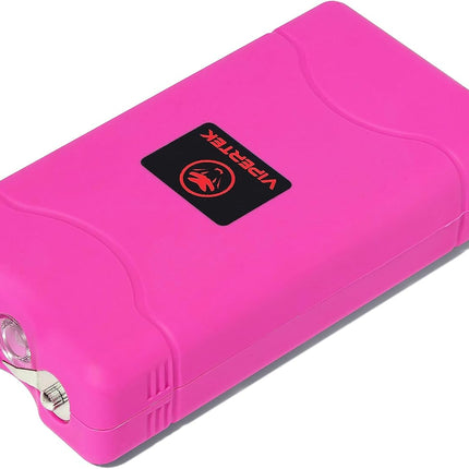 VTS-880 Mini Stun Gun for Self Defense Rechargeable with LED Flashlight