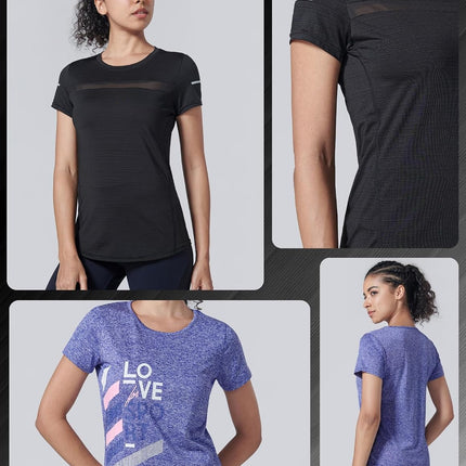 5 Pack Women’S Workout Tops Dry Fit T Shirts – Athletic Short Sleeve Gym Shirts for Women, Running Yoga Active Tees