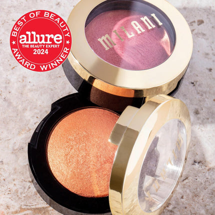 Rose Blush, Powder Blush for Cheeks, Cruelty Free Makeup - Shape, Contour & Highlight Face for a Natural Matte Finish -Romantic Rose