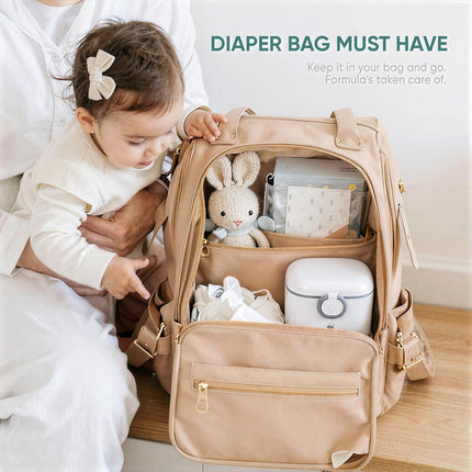 Milk-Powder Formula Dispenser Container: 14OZ Baby Formula Storage Container for Travel - Portable Formula Holder 400G