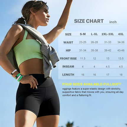 High Waisted Biker Shorts for Women-5" Tummy Control Fitness Athletic Workout Running Yoga Gym Shorts