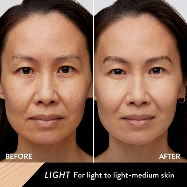 Ideal Fix under Eye Concealer for Mature Skin – 03 Light - Full Coverage, Anti-Aging, Color Correcting – Covers Dark Circles & Blemishes – Hydrating, Crease-Free, Long-Lasting