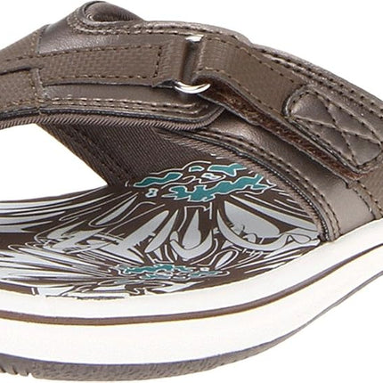 Clarks Women’s Breeze Sea Flip-Flops – Adjustable Lightweight Casual Sandals