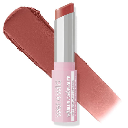 Soft Blur Matte Lipstick, Velvety Semi-Sheer Buildable Color, Soft Matte Powdery Finish, Comfortable Wear, Vegan & Cruelty-Free - Nude for Love