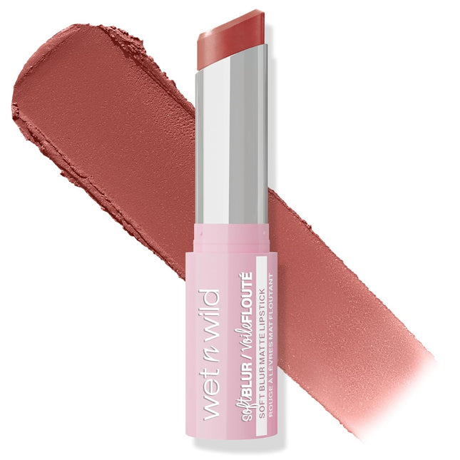 Soft Blur Matte Lipstick, Velvety Semi-Sheer Buildable Color, Soft Matte Powdery Finish, Comfortable Wear, Vegan & Cruelty-Free - Nude for Love