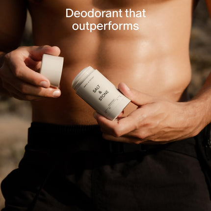Aluminum Free Deodorant | Extra Strength 48 Hour Protection for Women & Men | Made with Seaweed Extracts, Niacinamide & Prebiotics | Santal & Vetiver