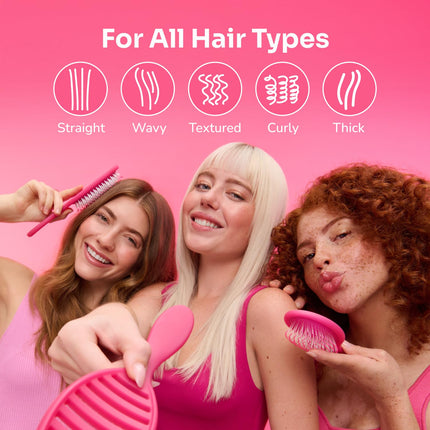 Original Detangler Hair Brush, Amazon Exclusive Aqua- Ultra-Soft Intelliflex Bristles-Detangling Hairbrush Glides through Tangles for All Hair Types (Wet Dry & Damaged Hair) - Women & Men