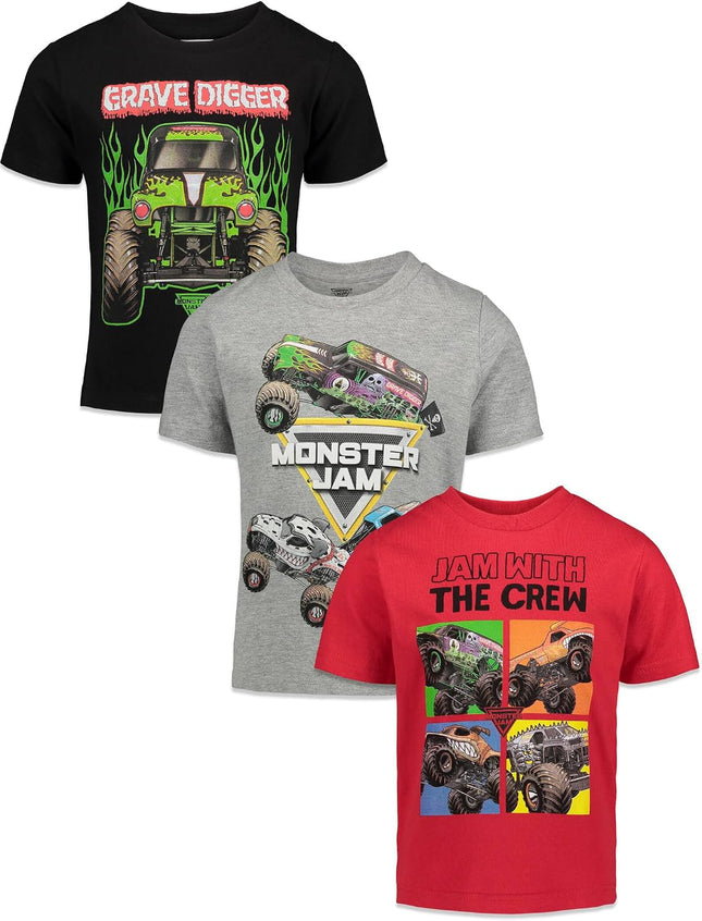 Boys' 3-Pack T-Shirt Set Toddler to Big Kid