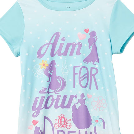 Girls' 3-Pack Nightgowns, Comfortable Sleepwear Gown, Soft & Cute Pajamas for Kids