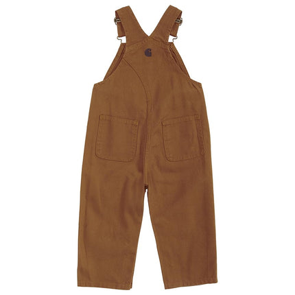 Carhartt Baby Boys Bib Overalls, Carhartt Brown, 24 Months US