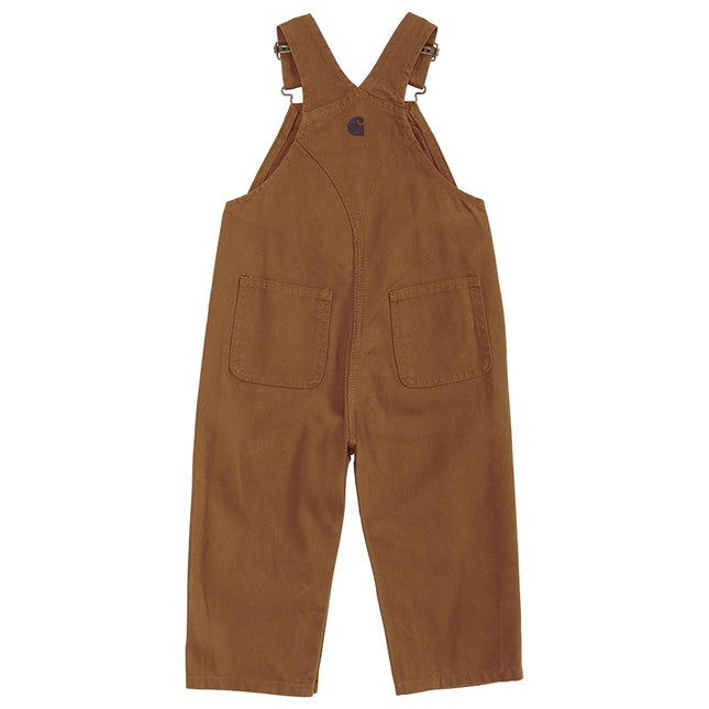 Carhartt Baby Boys Bib Overalls, Carhartt Brown, 24 Months US