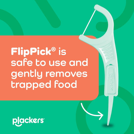 ® Micro Line® Floss Picks - Intense Mint, Floss Fiber Made without PTFE, 300 Count