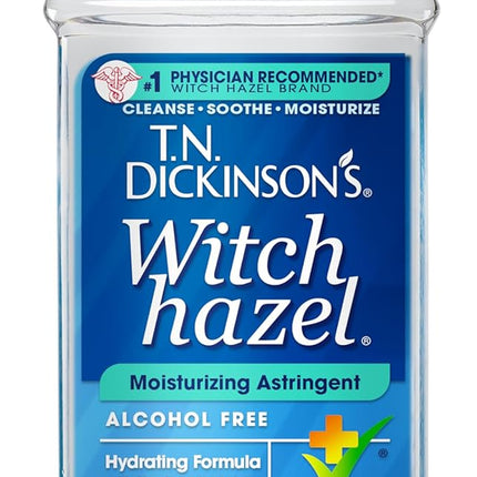Witch Hazel Alcohol Free Moisturizing Astringent | 100% Natural Witch Hazel | Calms, Nourishes, Hydrates Skin | for Face & Body | 16 Fl Oz