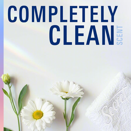 Clinical Strength Invisible Solid Antiperspirant Deodorant for Women, 100HR Sweat & Odor Protection, 3X Stress Protection with Hyaluronic Acid, PH Balanced, Completely Clean Scent, 2.6 Oz