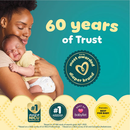 Swaddlers Diapers, Size 1 (8-14 Lbs), 198 Count, Hypoallergenic, Absorbent, Keeps Baby Dry and Comfortable, Skin Safe Disposable Newborn Baby Diaper