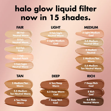 E.L.F. Halo Glow Liquid Filter, 4 Medium, 1.06 Fl Oz