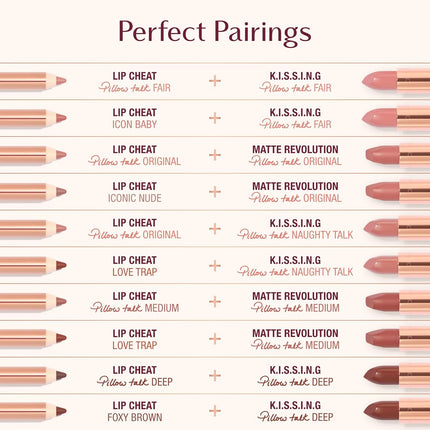 Charlotte Tilbury Matte Revolution Lipstick - Long Lasting, Matte Lipstick with Buildable Color & Lip-Loving Ingredients - Creamy, Easy to Blend Formula