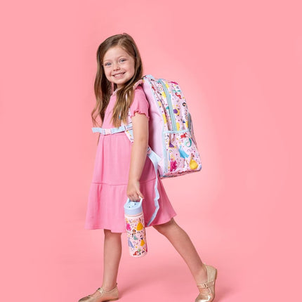 Simple Modern Medium Disney Toddler Backpack for School Girls and Boys | Kindergarten Elementary Kids Backpack | Fletcher Collection | Kids - 15" Tall | Princess Rainbows